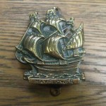 'The Mayflower' Brass Ship Door Knocker 3 'The Mayflower' Brass Ship Door Knocker
