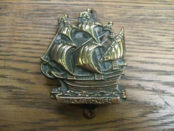 'The Mayflower' Brass Ship Door Knocker 3 'The Mayflower' Brass Ship Door Knocker