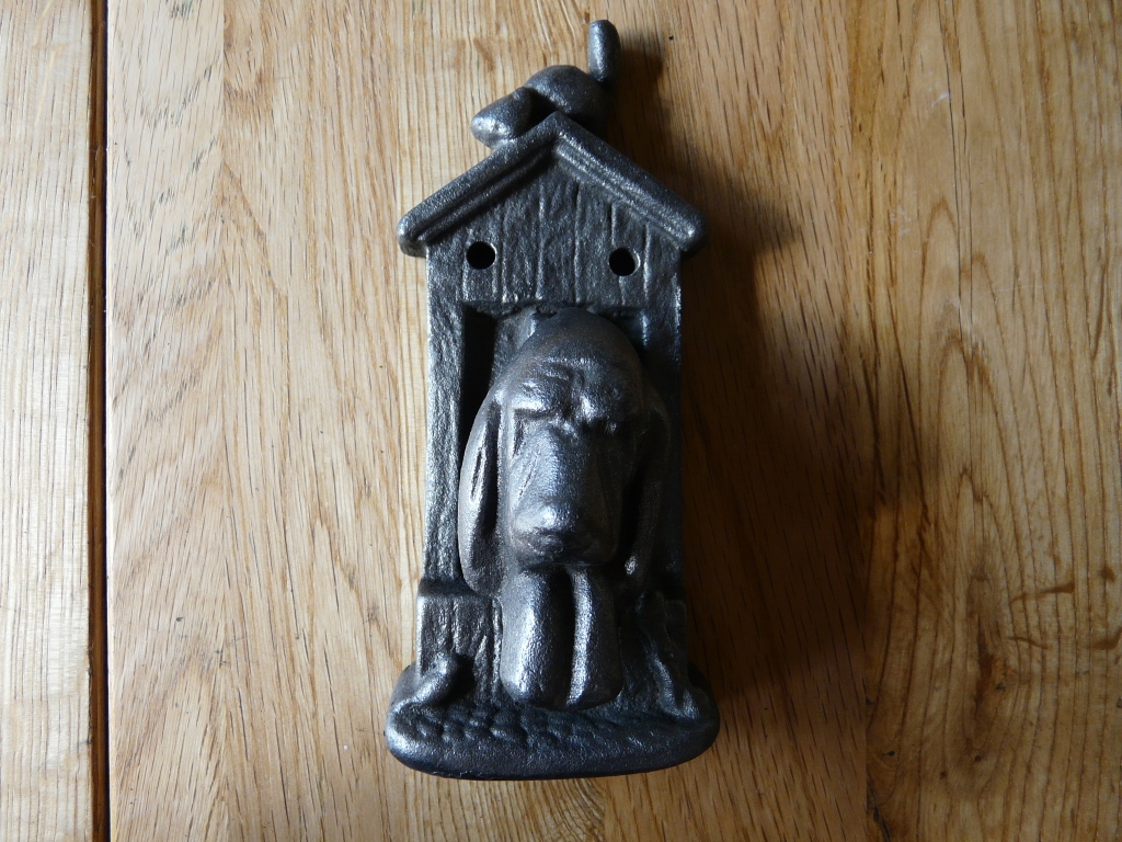 'Dog In Kennel' Door Knocker D2160114 Antique Door knockers