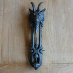 Antique_Cast_Goat/Rams_Head_Door_Knocker_d382 Antique_Cast_Goat/Rams_Head_Door_Knocker_d382