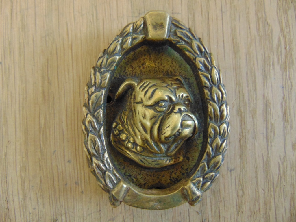 Bull Dog Door KnockerD481 Antique Door knockers