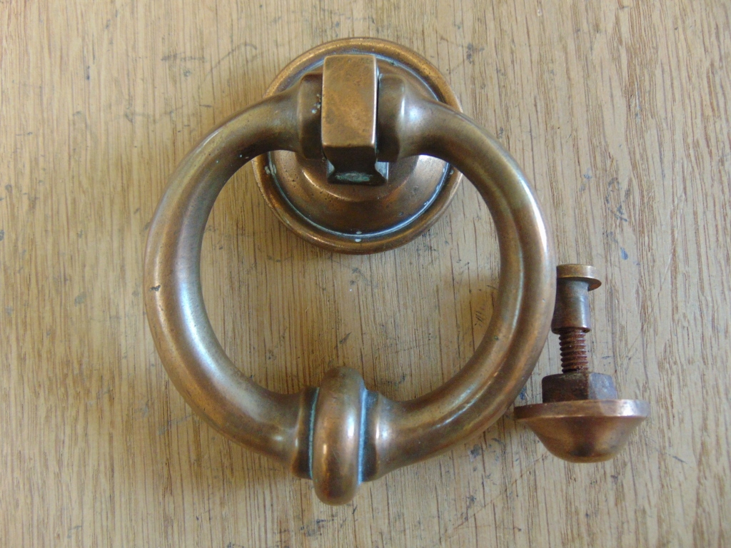 Victorian Brass Ring Door KnockerD5260318 Antique Door knockers