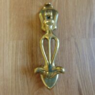 Brass Art Nouveau Door Knocker D477-0818 Antique Door Knocker Company.