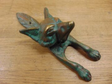 Fox Door Knocker - D729-1221 Antique Door Knocker Company