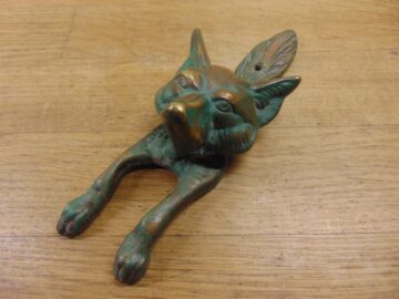 Fox Door Knocker - D729-1221 Antique Door Knocker Company