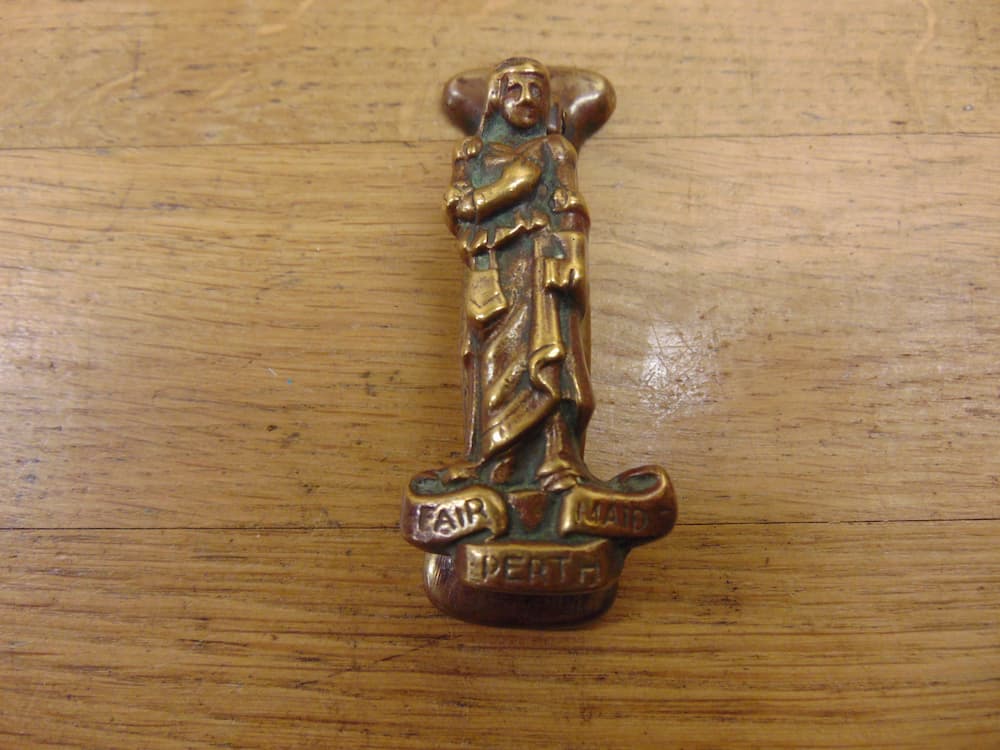 Perth Fair Maiden Door Knocker D7361221 Antique Door knockers