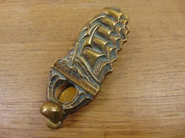 Antique Tall Ship Door Knocker - D114-0122 Antique Door Knocker Company