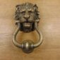 Georgian Lion Door Knocker - D647-0322 Antique Door Knocker Company