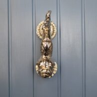 Large Brass Fish Door Knocker RD040L - Antique Door Knocker Company